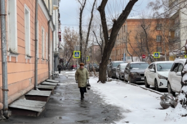 Иркутск после снегопада Юлия Ушакова