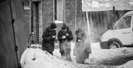 Зимние будни улан-удэнских БОМЖей  Анна Огородник, UlanMedia