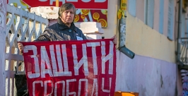 Митинг протеста Анна Огородник, UlanMedia