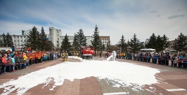 Показательные выступления Пожарных  Анна Огородник, UlanMedia