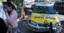 Такси &quotМаксим&quot прокомментировало сегодняшнее ДТП в центре Улан-Удэ с участием их водител Елена Хагдаева, ИА UlanMedia