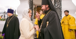 Государыня Великая Княгиня Мария Владимировна с визитом в Одигитриевском соборе Анна Огородник, UlanMedia