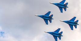 Авиашоу показали &quotРусские витязи&quot на праздновании юбилея авиазавода в Улан-Удэ Анна Огородник, UlanMedia