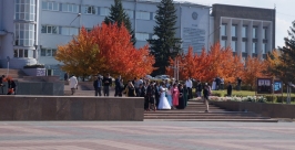 Более 20 свадеб сыграли в Улан-Удэ сегодня, 19 сентября Елена Медведева