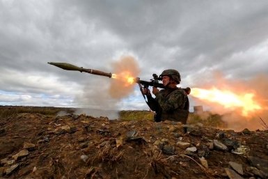 Гранатомётчики мотострелкового соединения ВВО Восточный военный округ