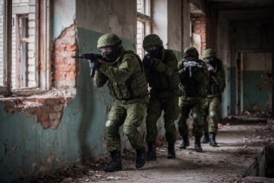 Военнослужащие общевойсковой армии ВВО Восточный военный округ
