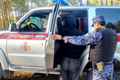 Задержание подозреваемого Росгвардия по Бурятии