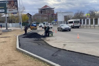Расширили дорогу у Горсада администрация Улан-удэ