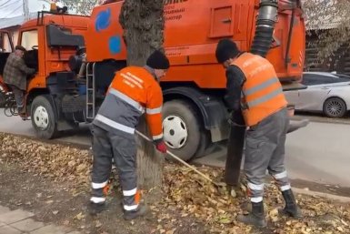 Работает большой городской &quotпылесос&quot администрация Улан-Удэ