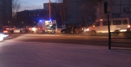 Бабушку и ее внучку сбил на пешеходном переходе сегодня утром водитель Toyota в Улан-Удэ Эльвира Долговых, ИА UlanMedia