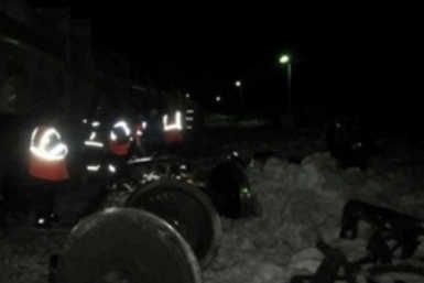 Грузовой поезд сошел с рельсов в Бурятии пресс-служба ГУ МЧС России по Бурятии