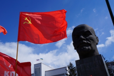 Торжественный митинг, посвященный 145 годовщине со Дня рождения Владимира Ильича Ленина Эльвира Долговых, UlanMedia