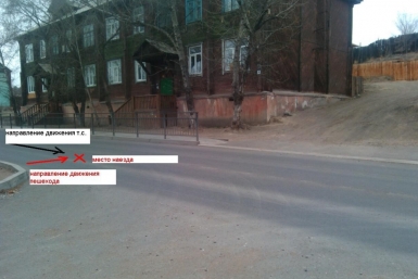Водитель сбил несовершеннолетнюю девочку в Улан-Удэ пресс-служба ГИБДД по Бурятии