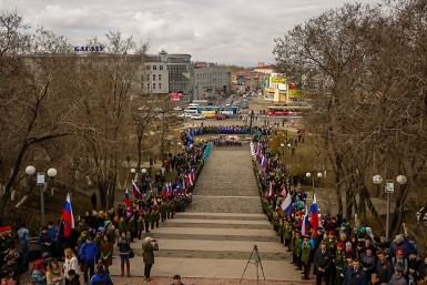 Вечный огонь в Улан-Удэ Анна Огородник, UlanMedia
