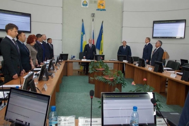 Открытие сессии горсовета Олег Ерастов, UlanMedia