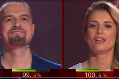 Солисты увидели результаты голосования скриншот 1tv.ru