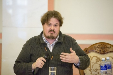 Павел Руднев на встрече Сергей Примаков, ГРДТ им. Н. Бестужева
