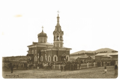 Верхнеудинский Михаило-Архангельский храм в старину Музей истории города Улан-Удэ, Николай Бурлаков