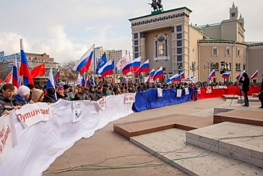 Митинг в Улан-Удэ Анна Огородник, UlanMedia