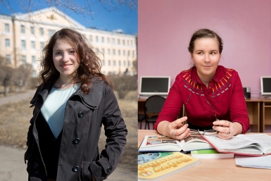 Они сделали свой выбор: выпускница школы и выпускница вуза Александра Данилова, UlanMedia