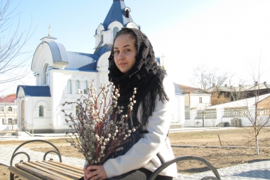 Православные в Бурятии отмечают Вербное воскресенье Марина Пантаева, UlanMedia