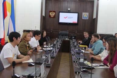 Презентация Молодежного избирательного штаба в народном Хурале РБ Пресс-служба БРО &quotЕР&quot
