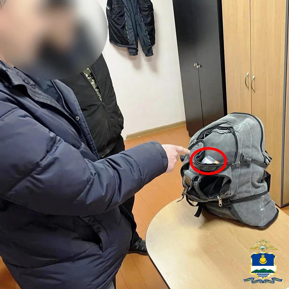 Задержанный МВД по Бурятии