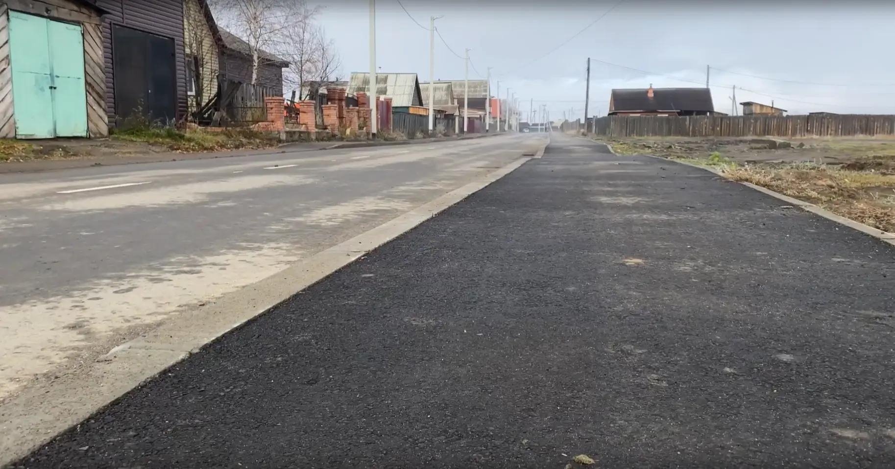 В селе Турунтаево торжественно открыли обновлённую улицу Российскую минтранс Бурятии