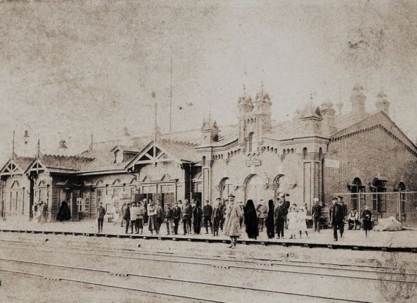 Железнодорожный вокзал в Верхнеудинске. 1906-1907 годы